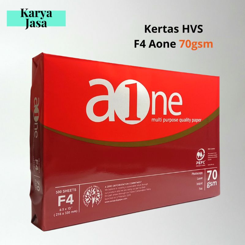 

Kertas HVS F4 Aone 70 gsm | Grosir Kertas Medan Murah