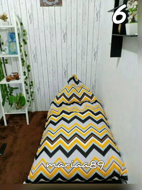 BEAN BAG TRIANGGLE SIZE L(PLUS ISI) SIAP PAKAI