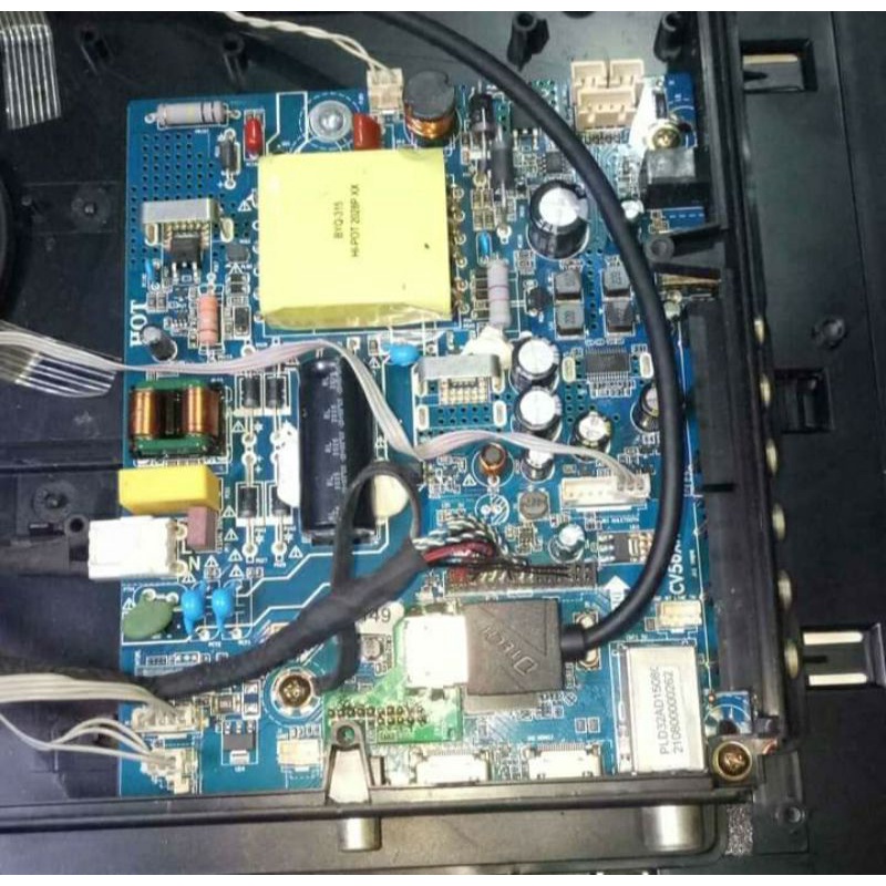 MB Mainboard PLD 32AD1508 Modul Mesin TV polytron Regulator PLD 32AD1508