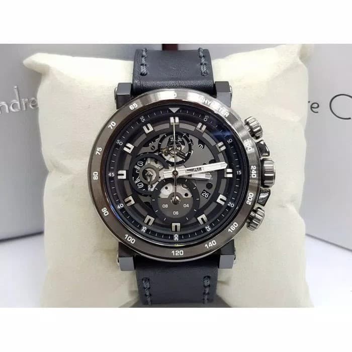 JAM TANGAN PRIA WANITA   ALEXANDRE CHRISTIE AC6429 MC GRAY BLACK