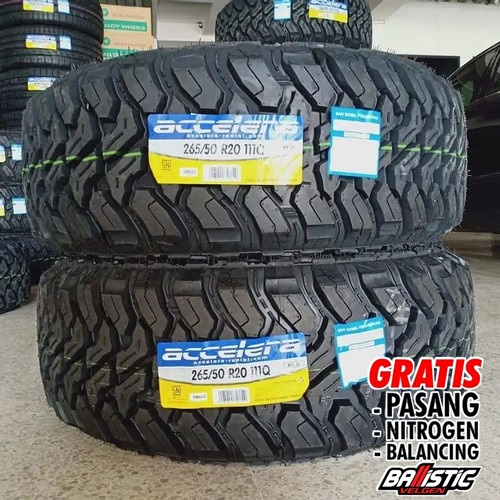 Ban Mobil Tubles 265/50 Ring 20 MT Ban Mobil Offroad ACCELERA M/T 01 265 50 R20