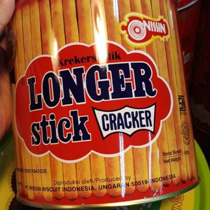 

Paling Laris NISSIN LONGER STICK CRACKER 500GR - SNACK BISKUIT KREKERS STIK 6UU...