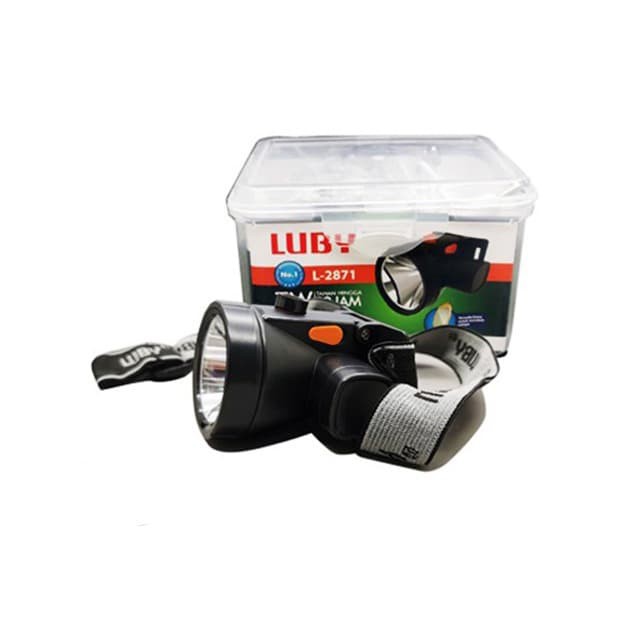 Headlamp Luby LED L2871 senter kepala 7 watt cas ulang