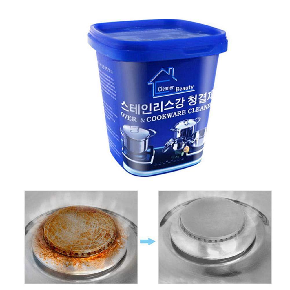 Pembersih Kerak Panci Wajan Gosong Hitam Power Pembersih Karat Stainless Steel Pembersih Stainless Steel Cleaner Beauty Cookware Panci Teflon Noda Gosong Kran Wastafel Velg Korean Cleaner Beauty Cookware Pembersih Stainless Steel Panci Teflon Noda Gosong