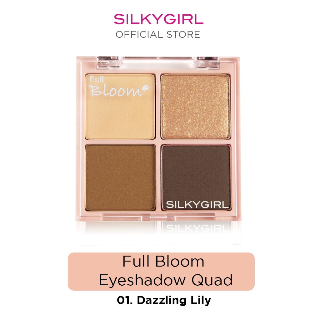 ❤ MEMEY ❤ SILKYGIRL Full Bloom Quad Eyeshadow Palette