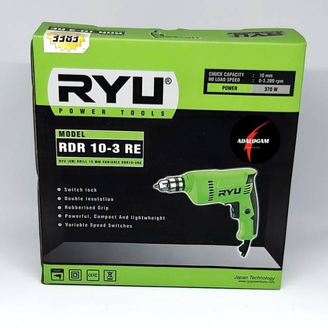 Ryu Mesin Bor 10 mm RDR 10-3 RE 10mm