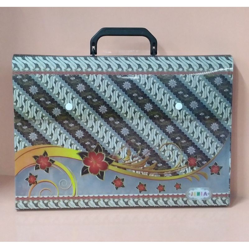 

DOKUMEN FILE BATIK MERK JENIA/TAS JINJING PLASTIK BATIK/TAS DOKUMEN