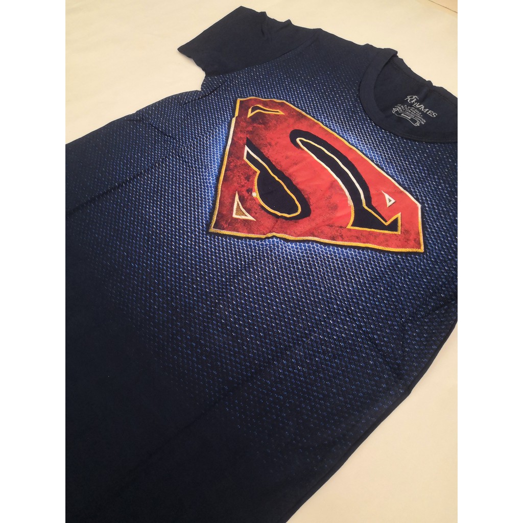 Kaos Anak Laki Laki Superman New Baju Atasan Tanggung Rhymes