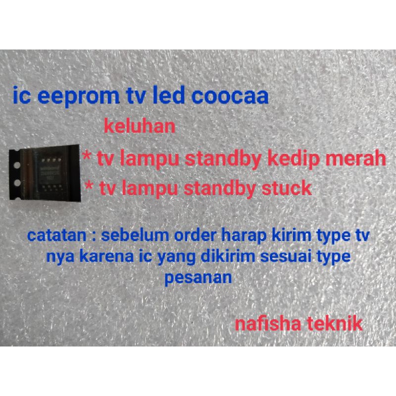 ic eeprom all tv led coocaa / ic eeprom all tv led coocaa