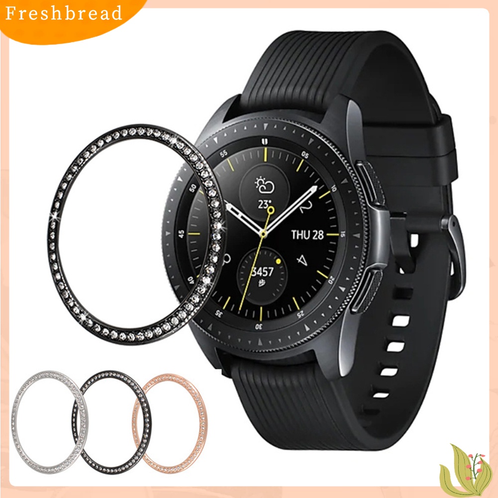 Terlaris Replacement 42mm/46mm Rhinestone Inlaid Bezel Ring for Samsung Galaxy Watch