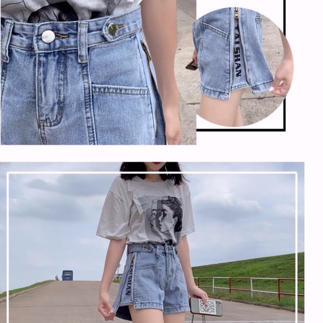 celana jeans pendek wanita celana korean style denim ootd kekinian kulot highwaist jeans celana wanita jumbo ootd