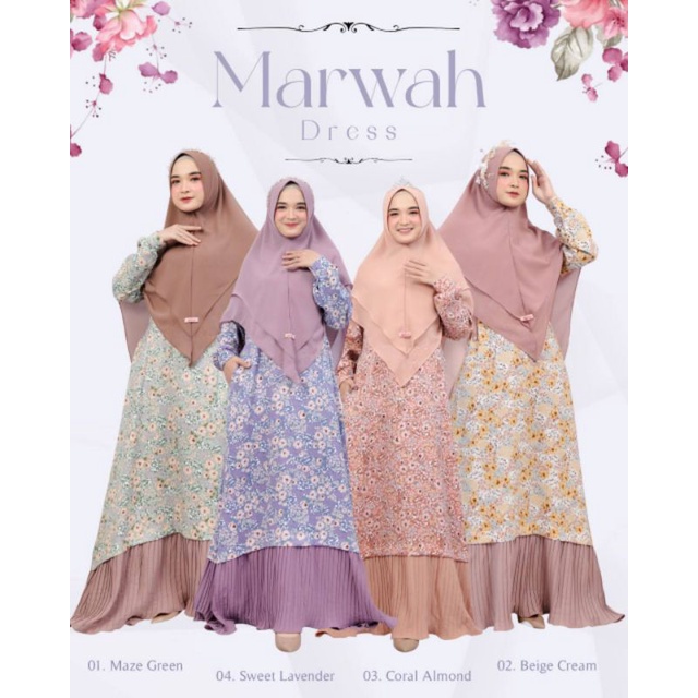 OPEN PO SD 16 MEI ‼️ Marwah Dress by Attin Hijab