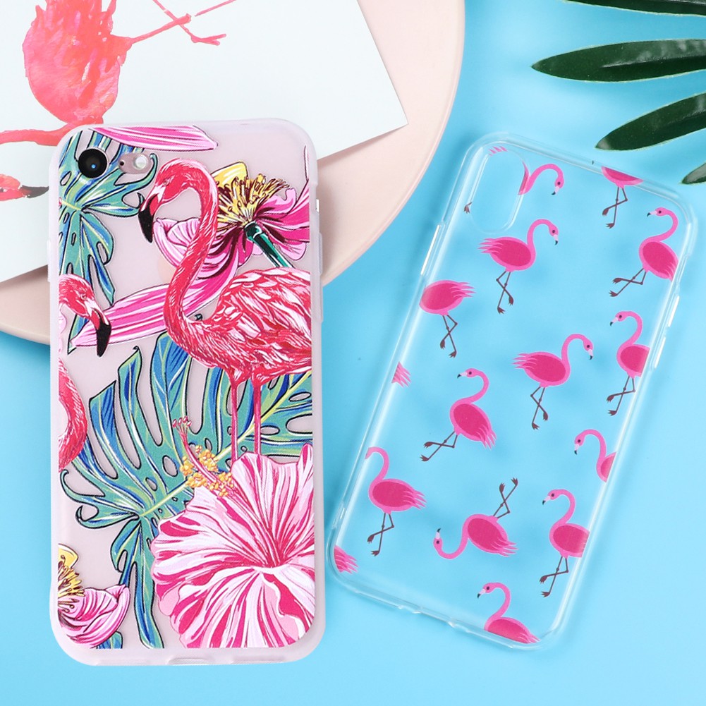 Case Flamingo TPU Oppo F7 F5 F3 F1S A71 A37 VIVO V9 V5 V7 Plus Y71 Redmi 5a s2 5 5+ 4X 6X A1 5X Soft