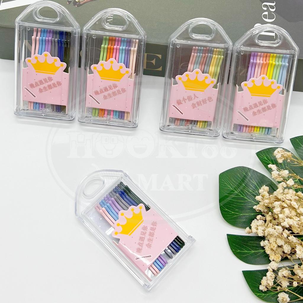 [PREMIUM] JEPIT LIDI BOBBY PIN WARNA WARNI IMPORT / JEPITAN RAMBUT LIDI RAINBOW