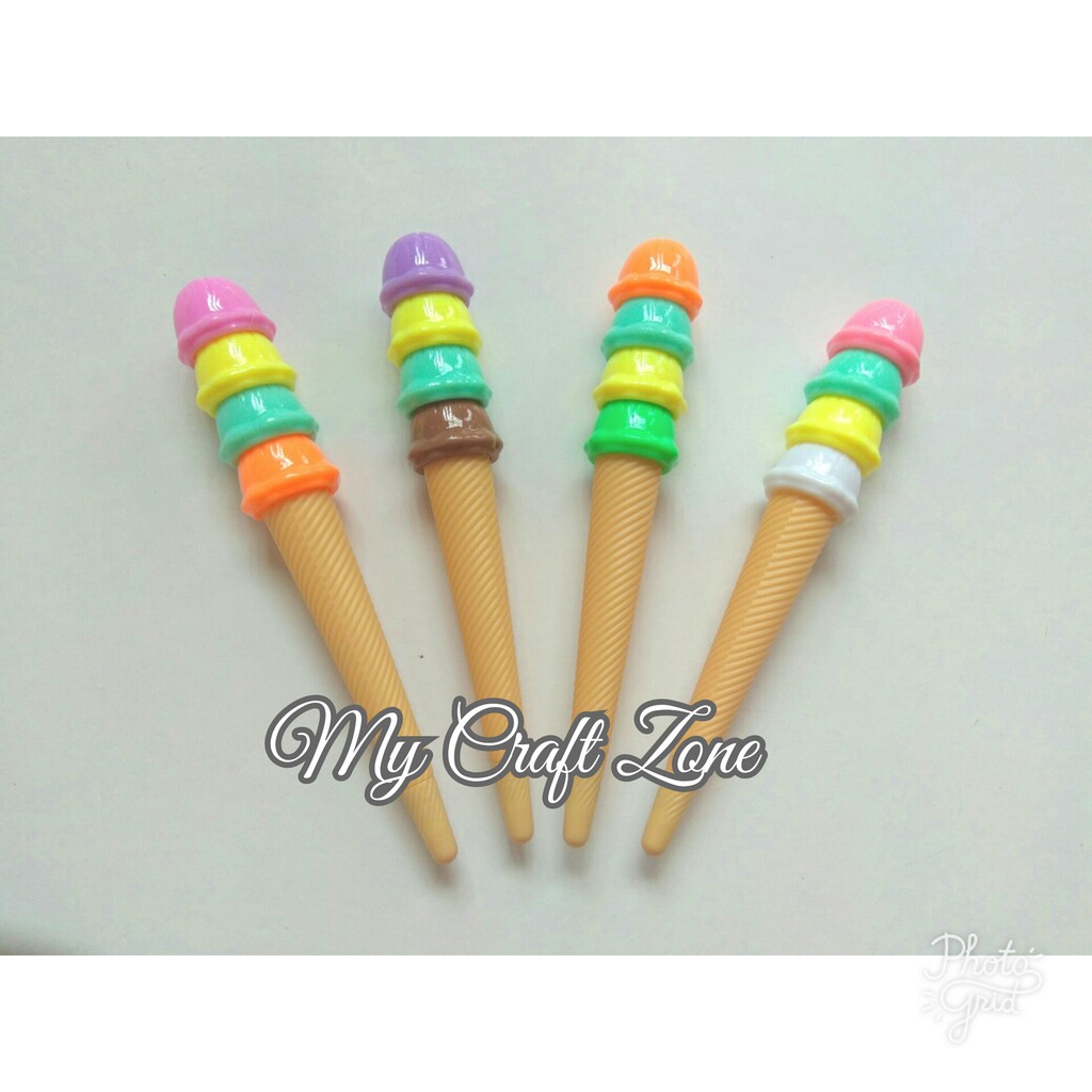 

Bolpen / Pulpen / Pen Gel Ice Cream 0.38 mm [ecer]