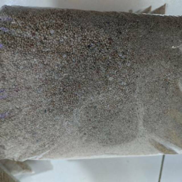 Pasir halus campur kasar untuk sump aquarium air laut