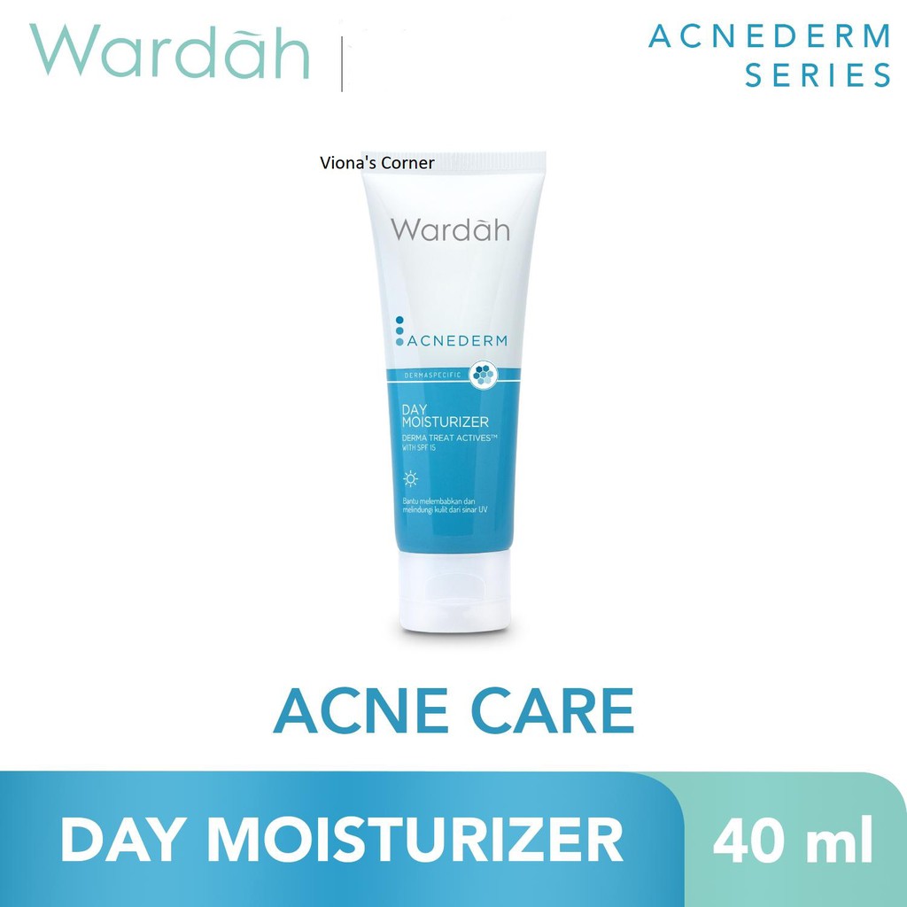 Wardah Acnederm Day Moisturizer Pelembab Siang [40 mL]