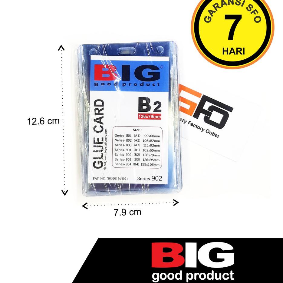 

Z ID Card Mika Big B2 126mm x 79mm (Name Tag / Glue Card / Card Holder) ➭➵ ➜ Readystock ⌒ )