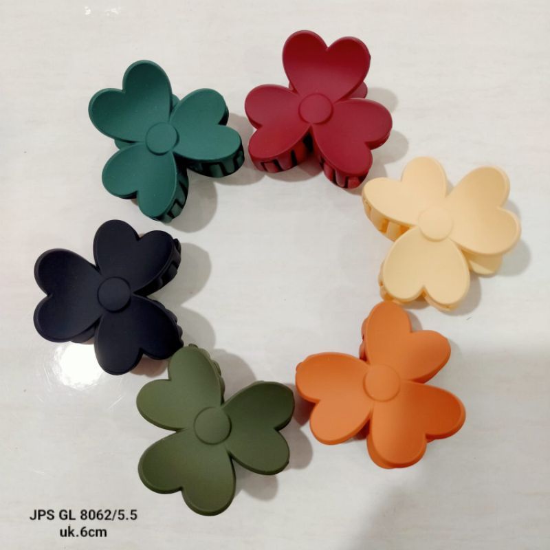 Jedai Rambut Korea Doff Jedai Rambut Motif Bunga Jepit Jedai Jepitan Import