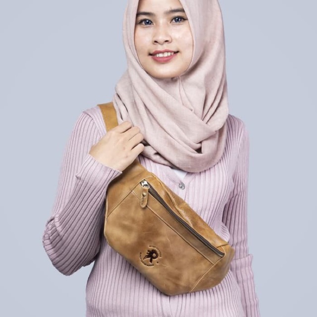 TAS SELEMPANG PRIA FULL KULIT ASLI KICKERS 100 % KULIT SAPI ASLI