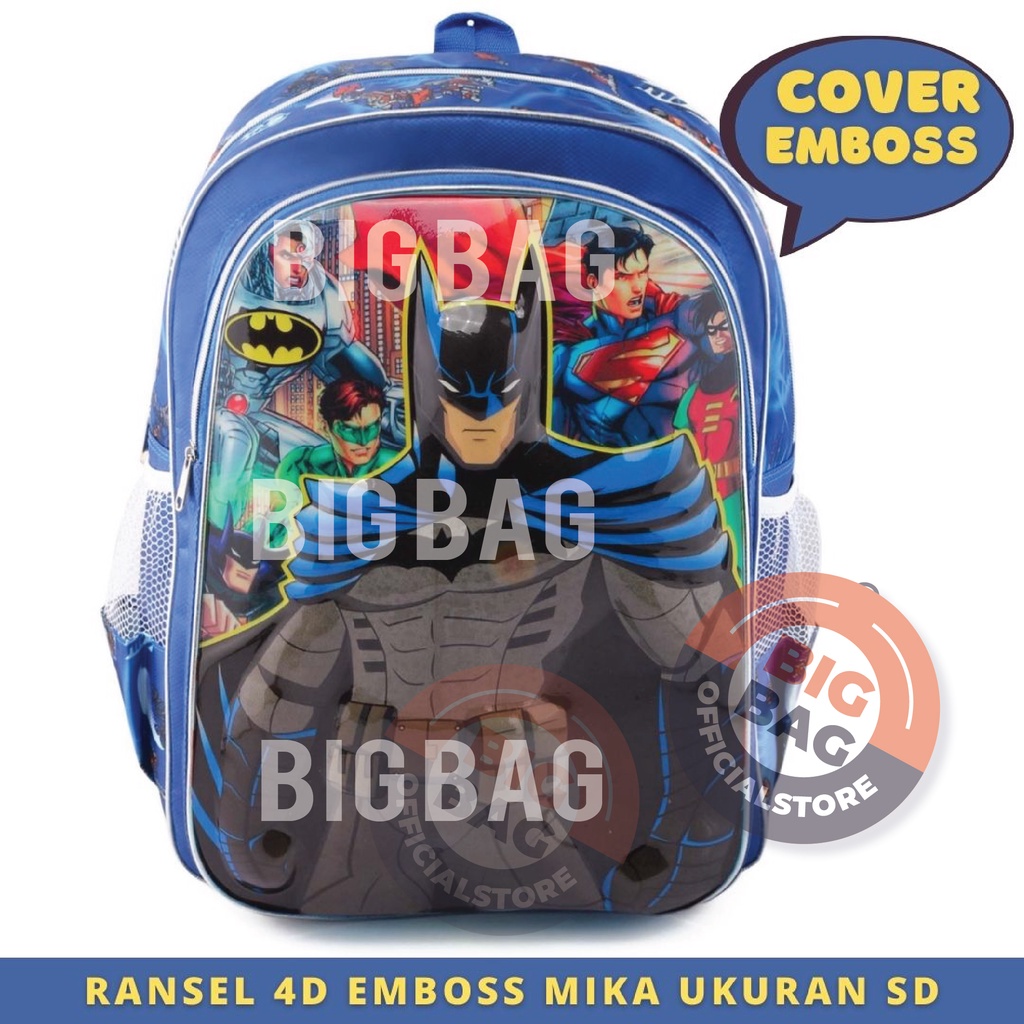 Tas Timbul - Tas Emboss Anak 4D HOLOGRAM HOLO CLARITY - Tas Anak Motif Timbul Ransel Sekolah Anak - Emboss 4D