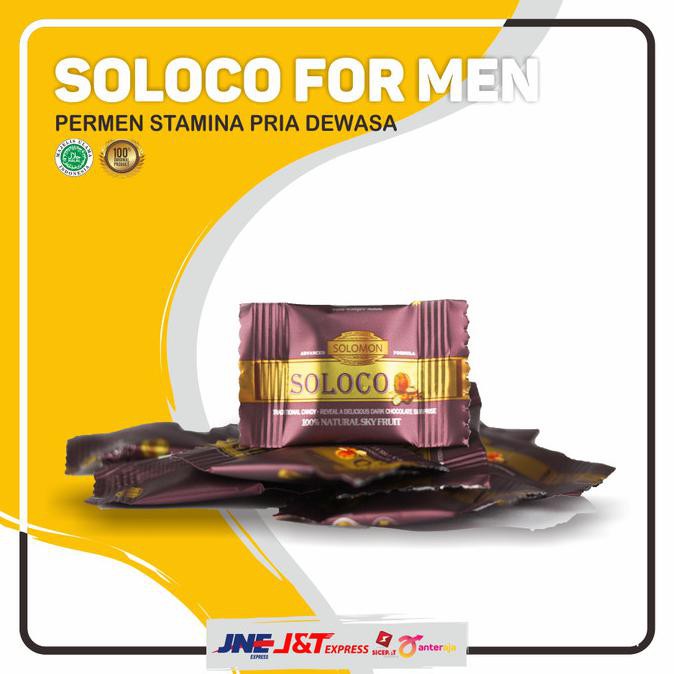 nadians/// NEW SOLOCO FORMEN ,Solocoo Permen Candy Stamina Pria Ecer 1 Pcs