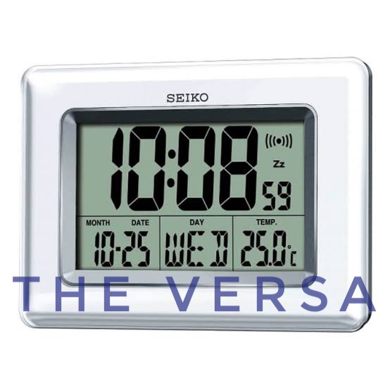 Jam Dinding Digital Seiko / Jam Meja Digital SEIKO QHL058W Original