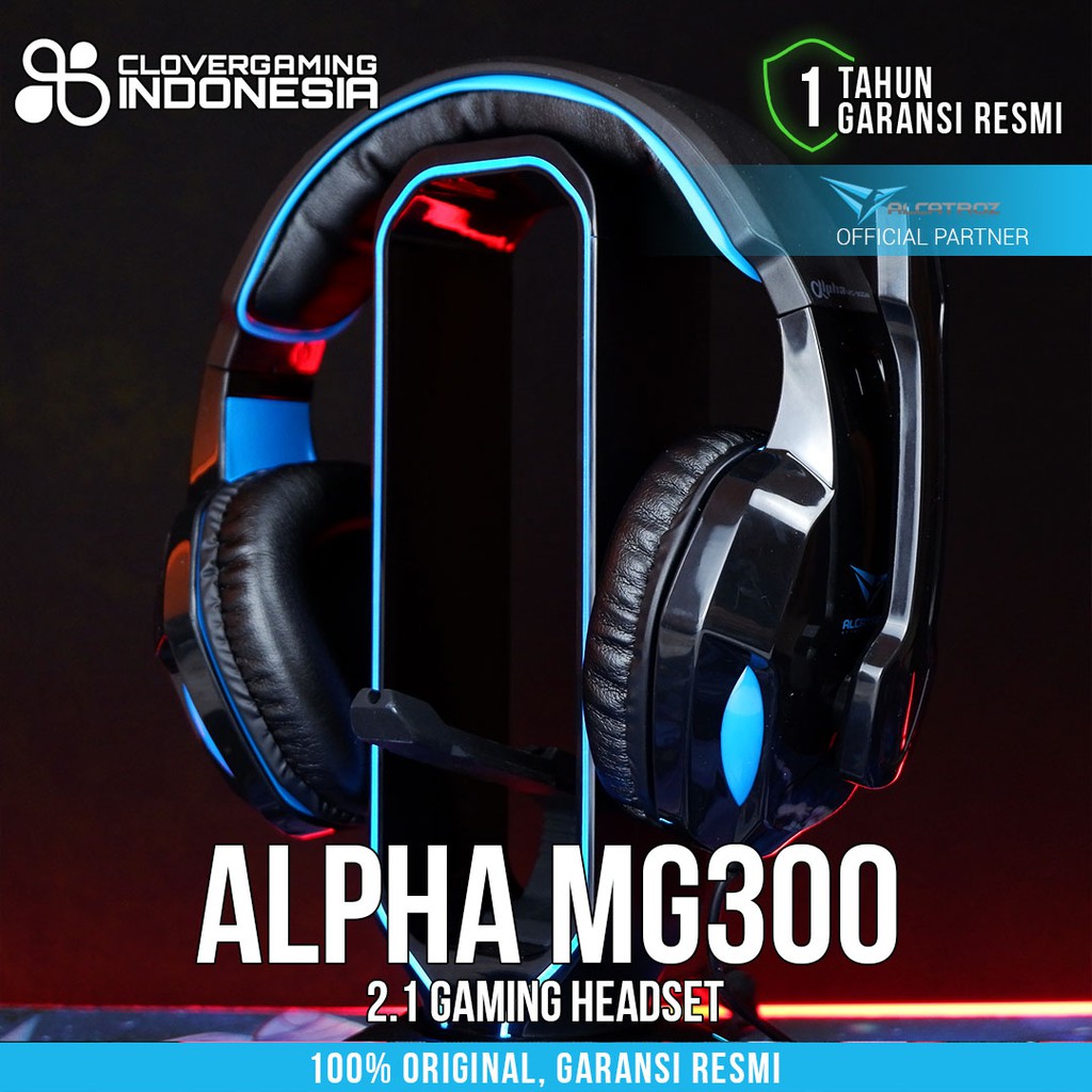 Alcatroz Alpha MG300 Gaming Headset MG-300 MG 300