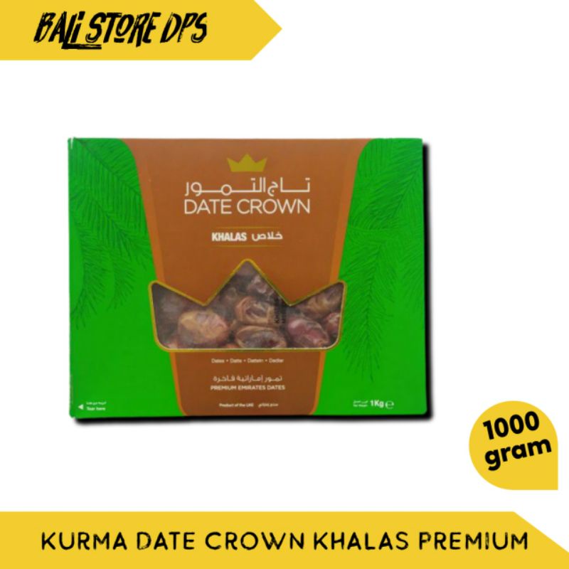 

Kurma Date Crown Khalas Kholas Khallas Khollas Premium 1kg