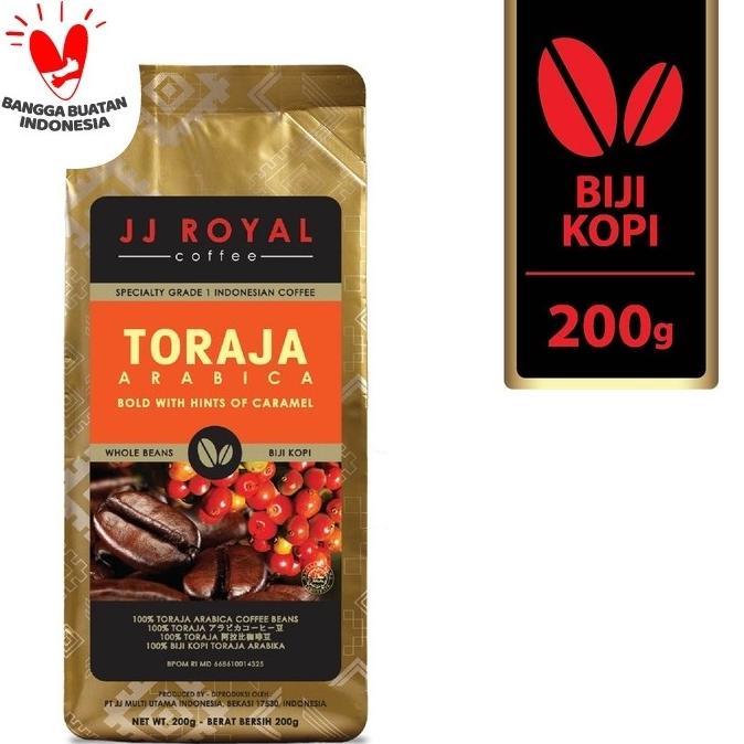 

Coffee/Kopi JJ Royal Toraja Arabica Bean Bag 200g