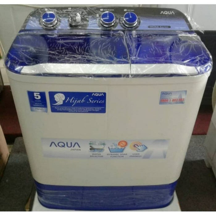 MESIN CUCI AQUA 2 TABUNG QW-880XT MESIN CUCI 8KG