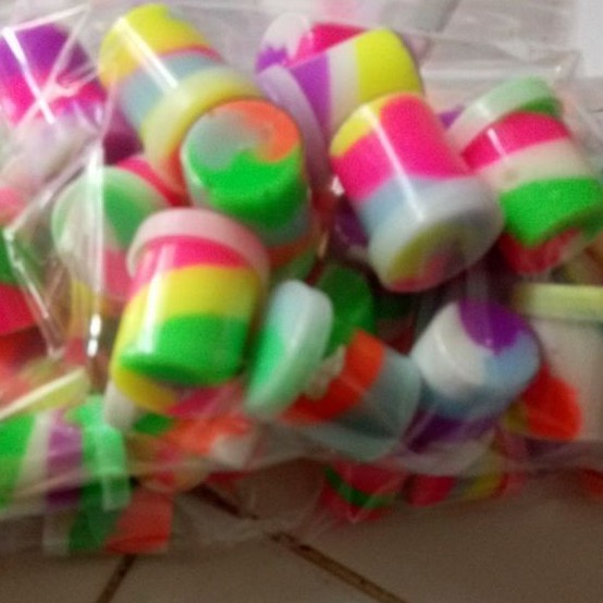 mainan slem _slime pelangi grosir 1 pcs murah
