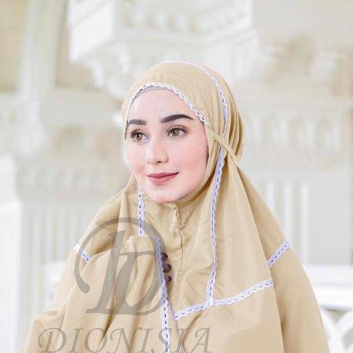 DIONISIA Tyara Mukena Dewasa Model Terbaru Jumbo Renda