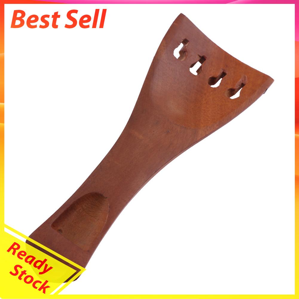 Tuner Tailpiece Besar Bahan Kayu Jujube Warna Coklat Untuk Biola 4 / 4-3 / 4