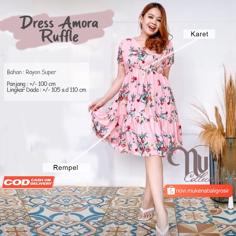 Dress Amora ruffle