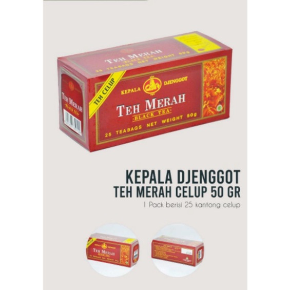 

KEPALA JENGGOT teh merah celup 50 gram