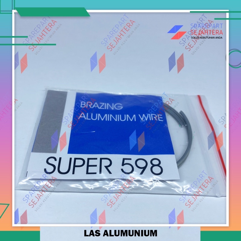 KAWAT LAS ALUMUNIUM ALUMINIUM EVAP EVAPORATOR BRAZING FLUX KULKAS MOBIL SUPER