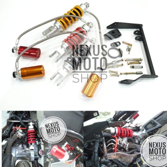 Monoshock aerox 155 shockbreaker nui NVX breket monoshock AEROX 155 nexusm07 Berkualitas