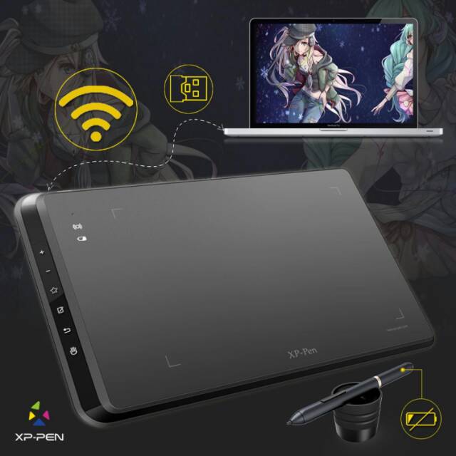 XP-Pen Wireless Smart Graphics Drawing Pen Tablet with Passive Pen - Star 05