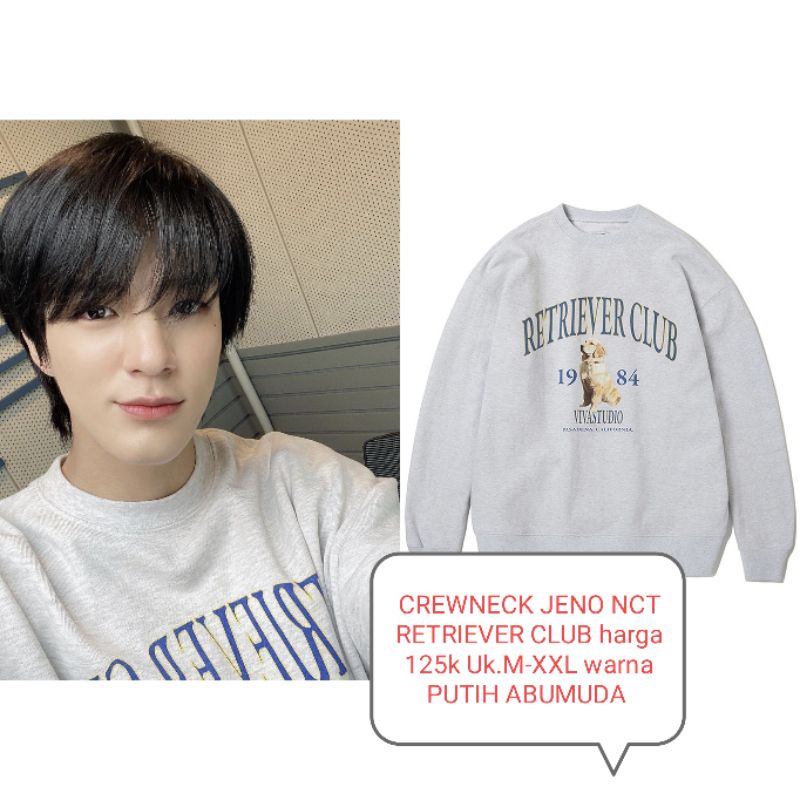 CREWNECK SWEATER JENO NCT RETRIEVER CLUB