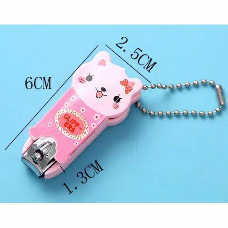 GUNTING KUKU LUCU KARAKTER MINI, JEPIT KUKU MOTIF, MANIKUR KUKU MINI