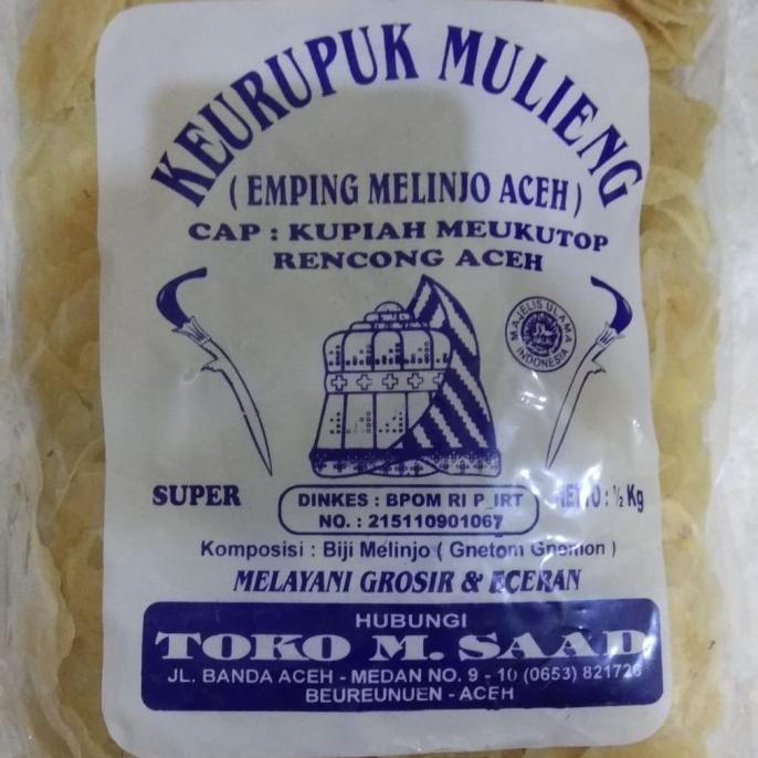 

Emping Aceh Super Tipis Grade A