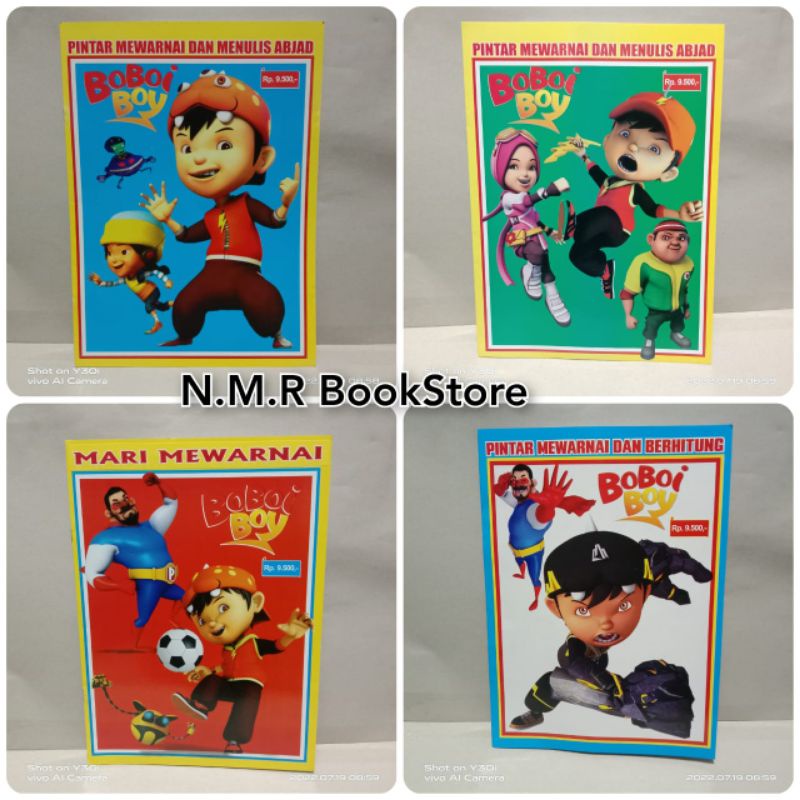 buku anak//buku mewarnai//boboiboy