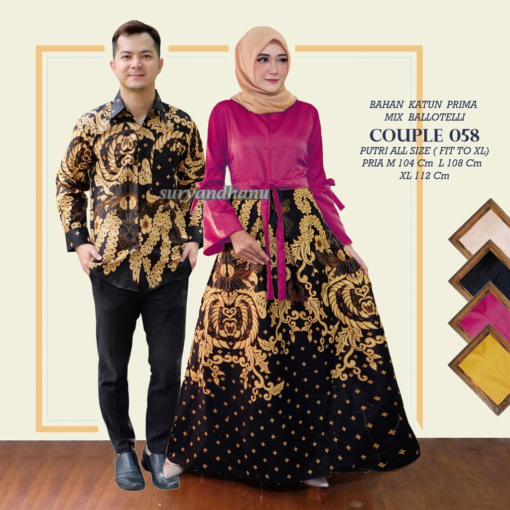 (Couple family) Gamis Syari Sania Couple 058