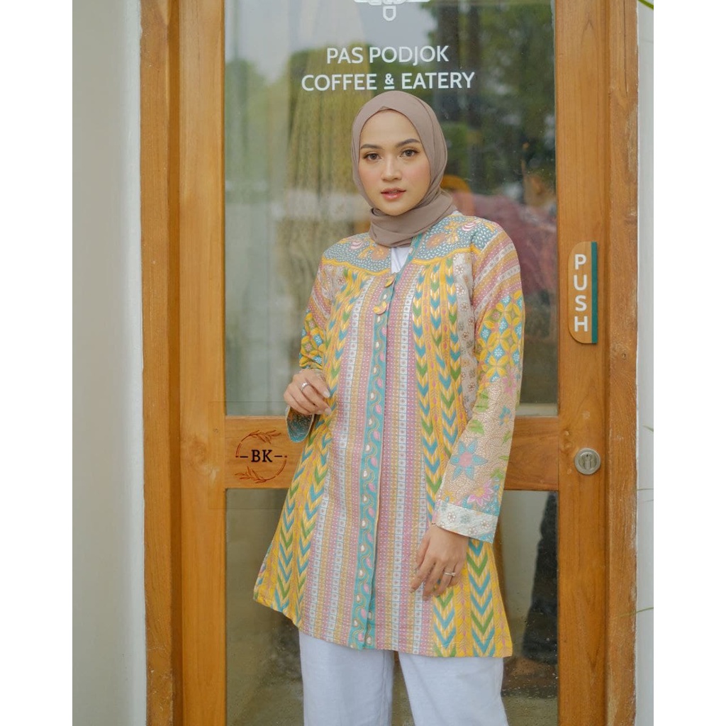 TUNIK BATIK WANITA SOFT MODERN JUMBO HALUS ORIGINAL-1