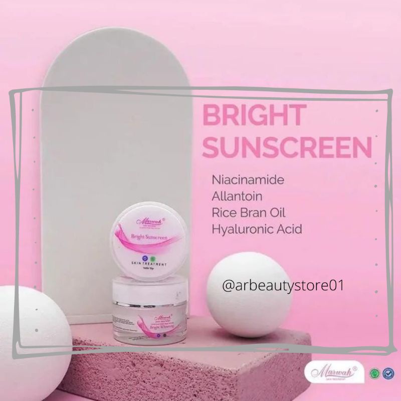 MARWAH - BRIGHT SUNSCREEN - KRIM SIANG