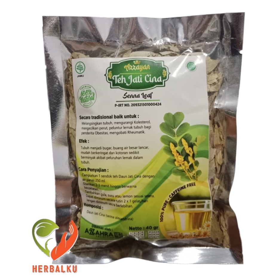 

Azzayan Teh Jati Cina Senna Leaf | Minuman Herbal Alami Jati Cina Teh Az Zayan 40 gr