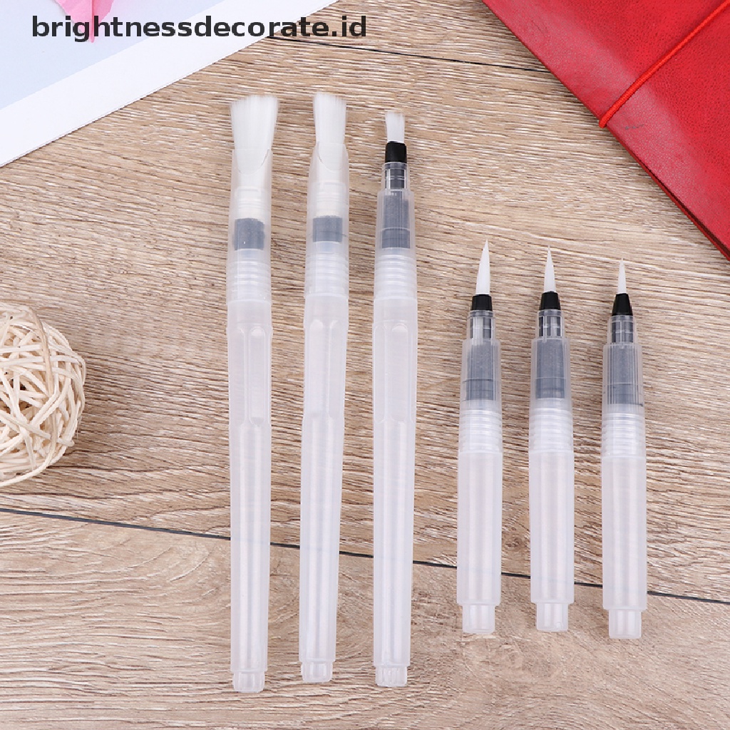 [birth] Refillable Paint Brush Water Color Brush Soft Watercolor Brush Ink Pen Art Tool [ID]