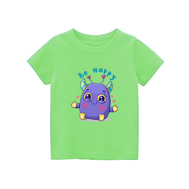 Kaos anak Cute Baby Monster kaos anak usia 1-8 tahun