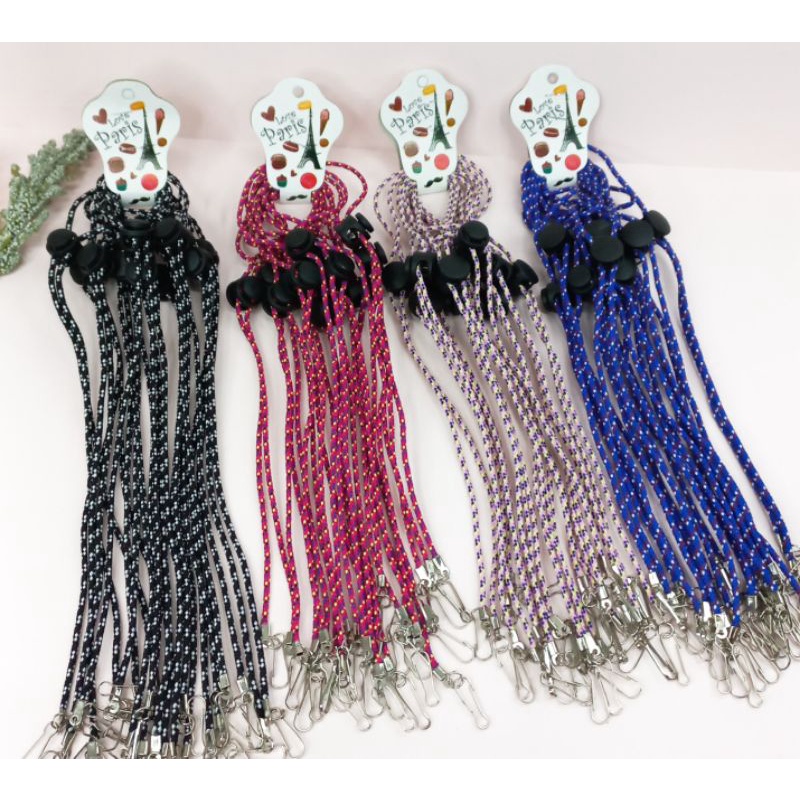 Strap Tali Masker Isi 12pcs Konektor Kalung